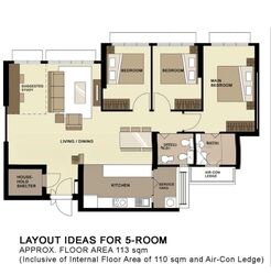Blk 422A Northshore Straitsview (Punggol), HDB 5 Rooms #545400031